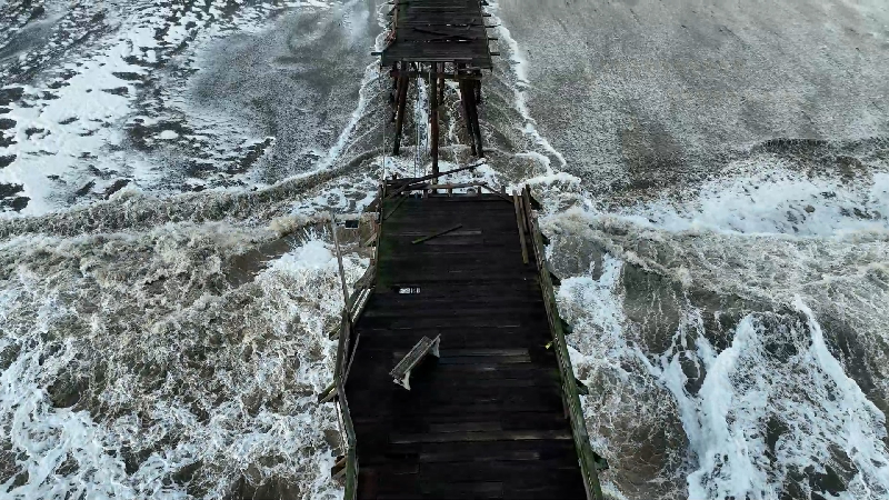 Powerful storm leaves trail of destruction along the California coast