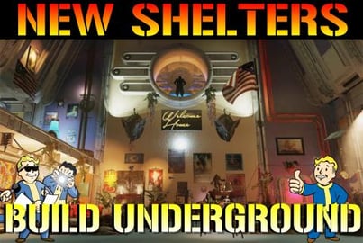 Fallout 76: NEW "Shelters" BUILD UNDERGROUND!! | New PTS ...