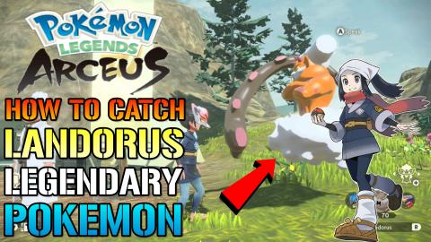 Pokemon Legends Arceus: How To Catch LANDORUS! Legendary ...