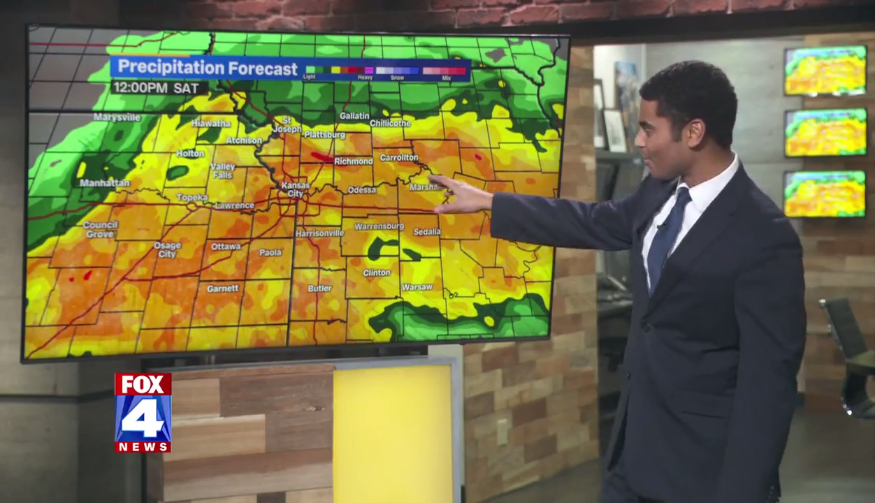 KC weather FOX4 says expect lots of rain, clouds Saturday Kansas