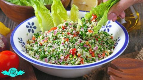 TABBOULEH SALAD Using COUSCOUS | FOXY FOLKSY - Modern Fil...