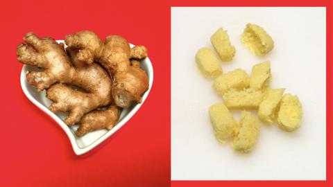 How to Keep Fresh Ginger in the Freezer