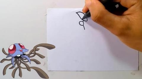 Drawing Pokemon TENTACTRUEL shorts