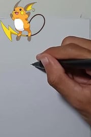 Drawing Pokemon RAICHU