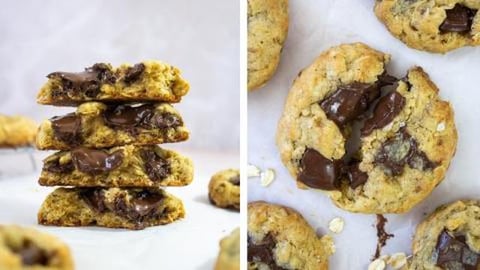 Brown Butter Oatmeal Chocolate Cookies