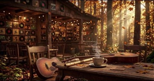Sunlit Coffee Echoes