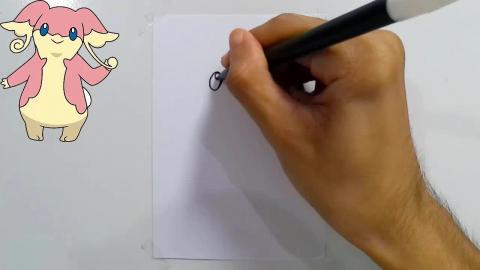 Drawing Pokemon Audino shorts
