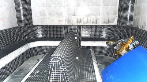 INSANE ABANDONED POOL WITH SAUNA AND STEAM ROOM...