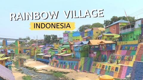 Walking Through Indonesia's Rainbow Village