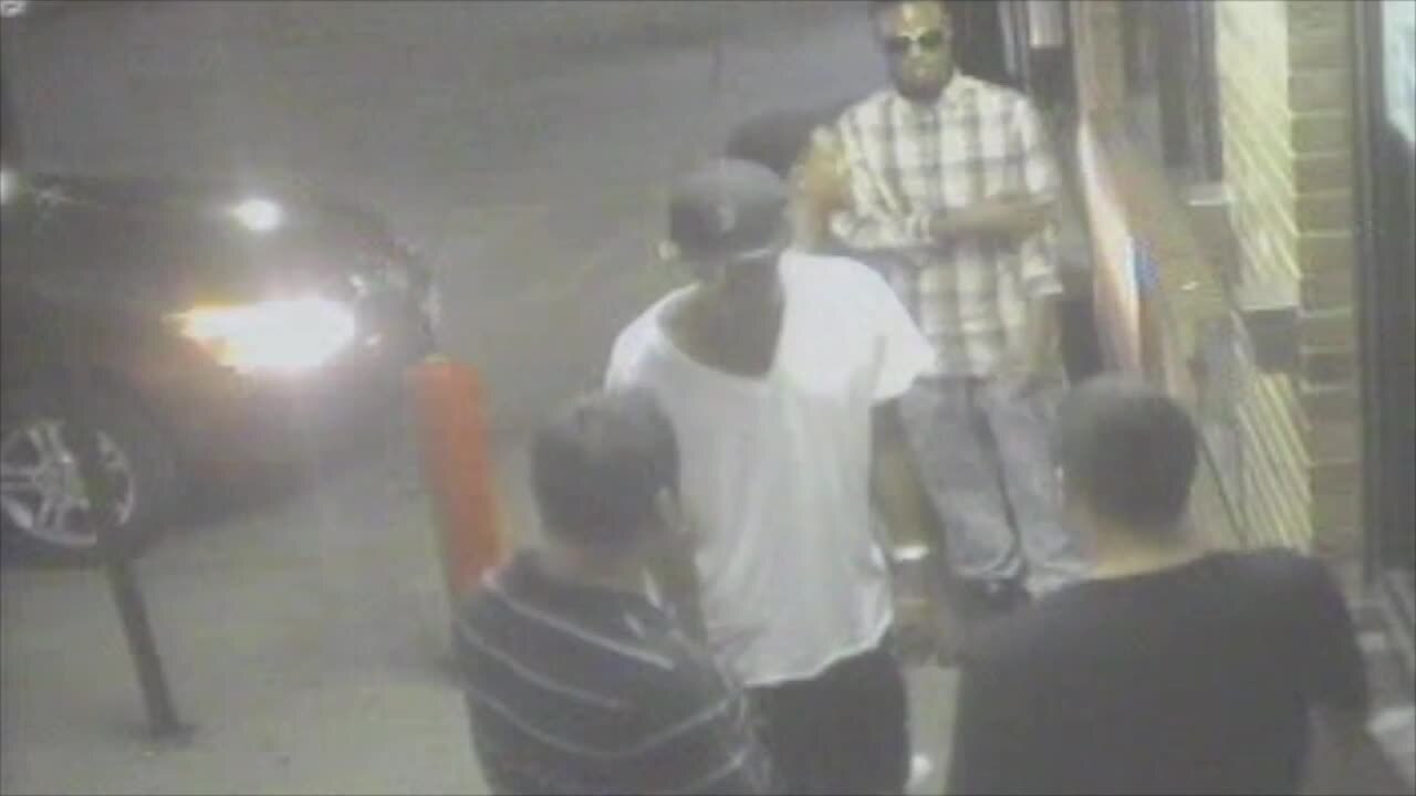 Surveillance video shows murder after beer spilled on shoes Hilton