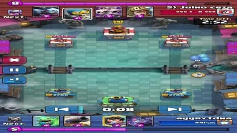 Clash Royale: 24/8 gameplay (Very Last Sec Win)