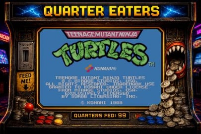 Teenage Mutant Ninja Turtles Arcade Longplay | Quarter Ea...