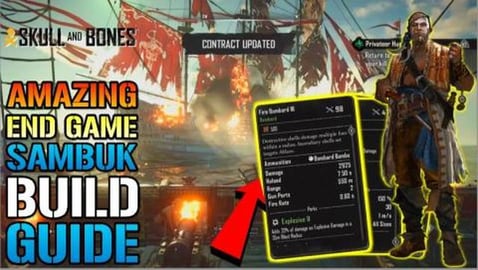 Skull & Bones: Amazing END GAME "Sambuck" BUILD! Set EVER...