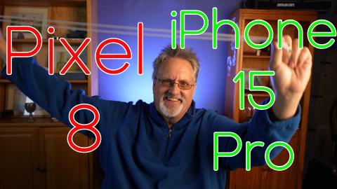 Pixel 8 Versus iPhone 15 Pro - Compare the Size, Feel and...