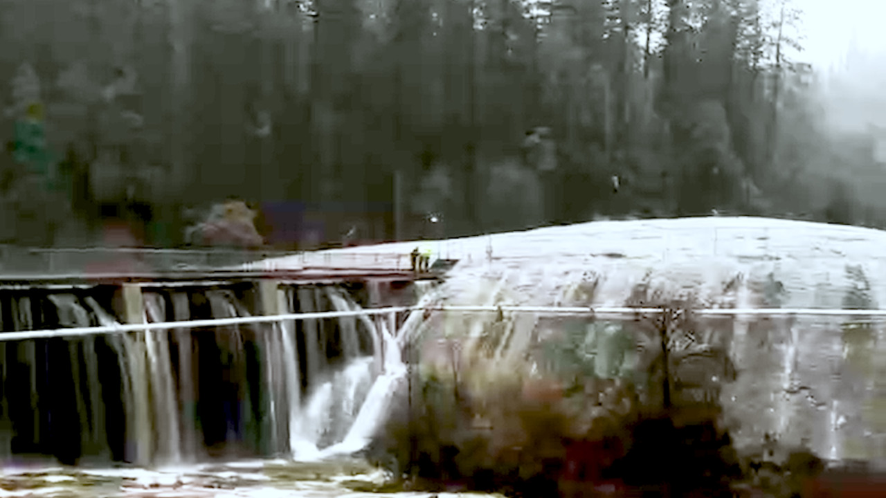 Evacuation advisory issued due to dam cracks near Twain Harte Modesto Bee