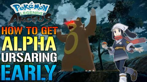 Pokemon Legends Arceus: How To Catch ALPHA URSARING! Earl...