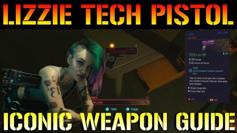 Cyberpunk 2077: LIZZIE Tech Pistol | ICONIC Weapon Guide ...