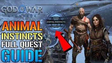 God Of War: Ragnarok "Animal Instincts" FULL QUEST GUIDE!...