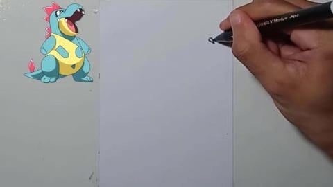 Drawing Pokemon CROCONAW Shorts