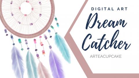 Simple Easy Dream Catcher Digital Art for Beginners | Rel...