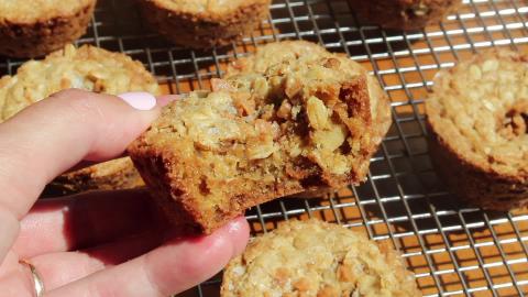 Brown Butter Toffee Oatmeal Cups | Taffey Bakery