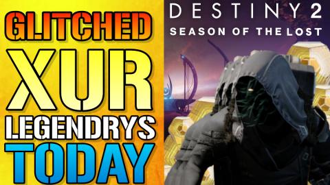 Destiny 2: GLITCHED XUR! Legendary Weapons & Armor Today!...