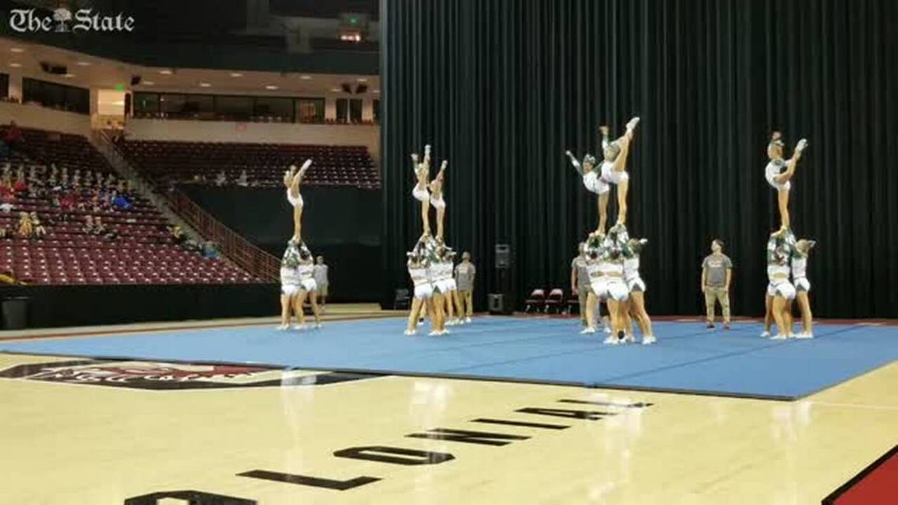 Dutch Fork at 2017 cheerleading state championships The State