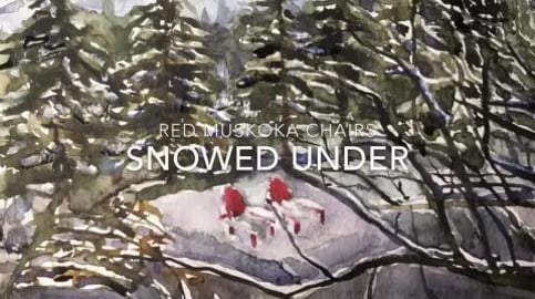 Snowed Under - A Watercolour painting Timelapse 