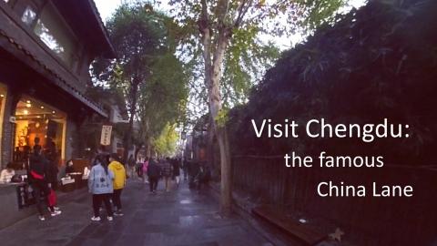 Virtual walk in China Lane of Chengdu (one shot experienc...