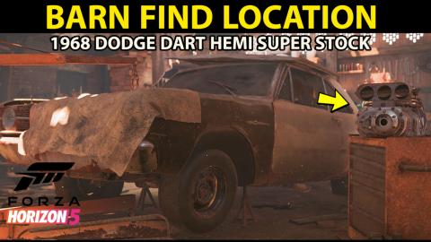 BARN FIND 1968 Dodge Dart Hemi Super Stock in Forza Horiz...