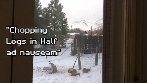 Informal Lumberjack Philosophy - "Chopping Logs in Half a...