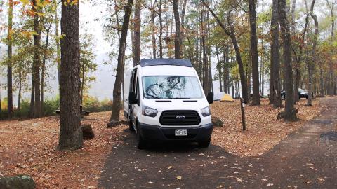 Van Life: Misty Mornings in National Forests
