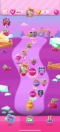 Candy crush: 22/3 gameplay (level 6189)