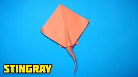 Origami Stingray | Origami tutorial | Paper craft