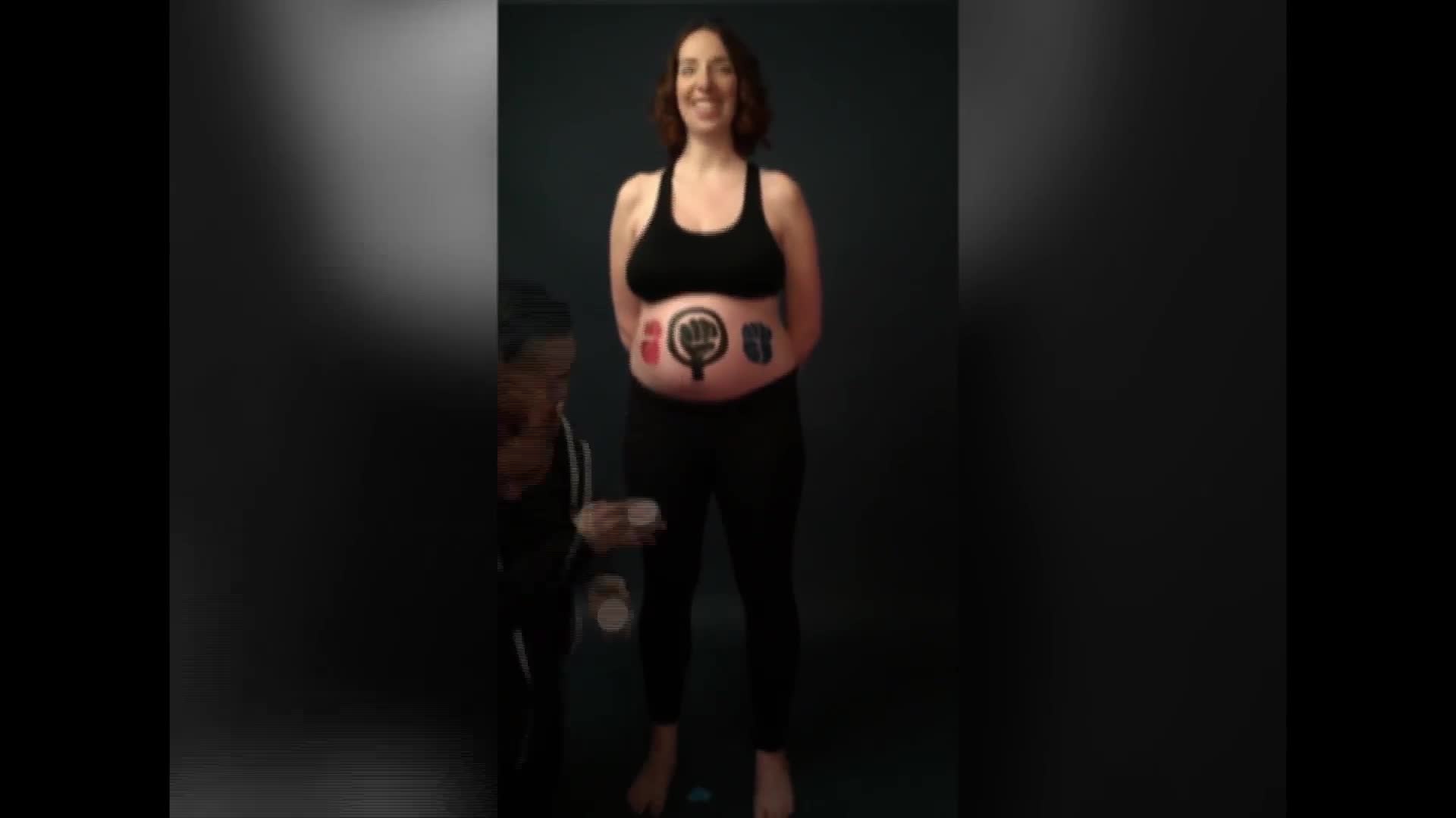 6 Pregnant Women Wore Their Politics On Their Bodies For Pro-Choice ...