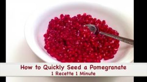 How to Quickly De-Seed a Pomegranate