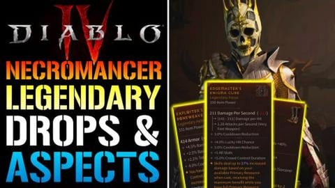 Diablo 4: Necromancer Legendary Aspects & Drops! How To G...