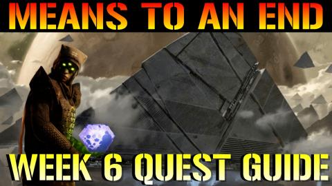  Destiny 2: Season Of Arrivals | Means To An End (Week 6 ...