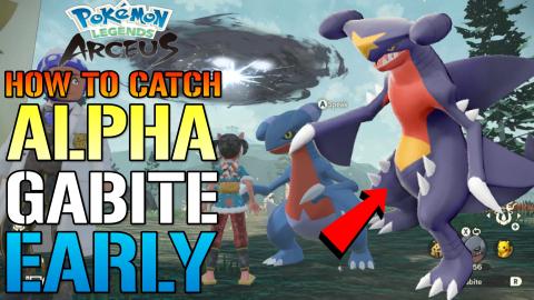 Pokemon Legends Arceus: How To Catch ALPHA GABITE! & Evol...