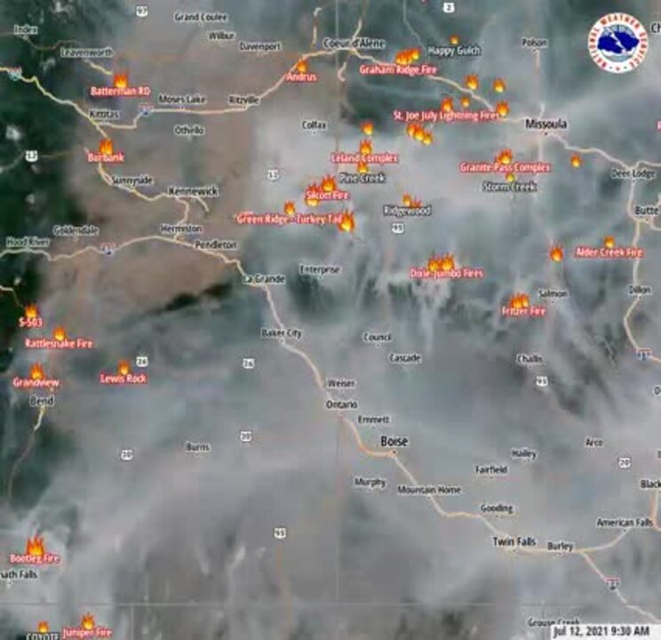 Wildfire Smoke Impacts Boise Air Quality Idaho Statesman 5958