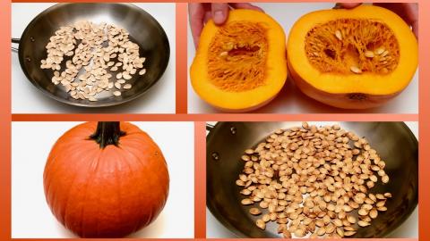 How to Roast Pumpkin Seeds / Healthy Snack Recipe