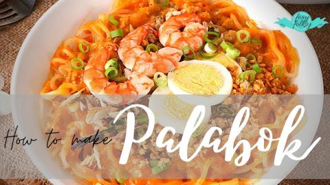 EASY PANCIT PALABOK Recipe | FOXY FOLKSY Recipes