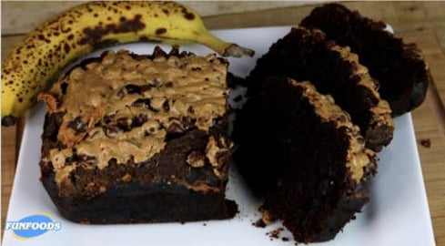 Chocolate Peanut Butter Banana Bread _ No Yeast Bread