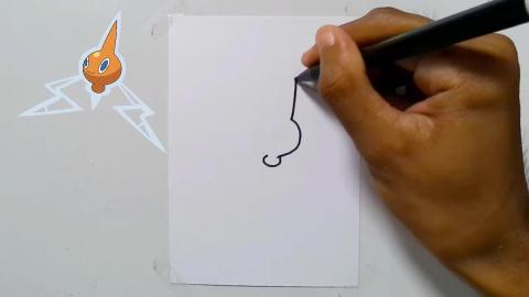 Draw Pokemon rotom shorts