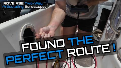 How to Inspect Hidden Spaces and Route Wires with the ROV...