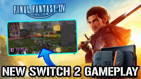 Final Fantasy XIV Online: NEW Switch 2 Gameplay! Touchscr...