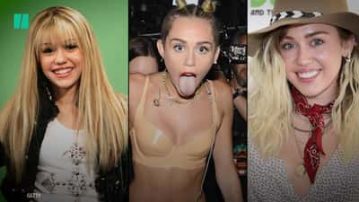 Asian Big Nipple Hannah Montana - Miley Cyrus Reflects On Backlash Over Topless Vanity Fair Photo | HuffPost  Entertainment