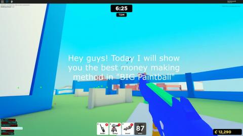 How To Get Money Fast in Big paintball | Roblox