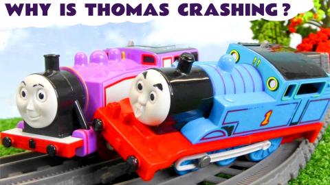 Why does Thomas keep Crashing in this fun Toy Train Story...