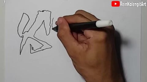 Drawing Graffii Name ISHAK